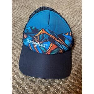 BOCO GOPRO mountain games Superfeet trucker SnapBack. mountains breathable EUC!